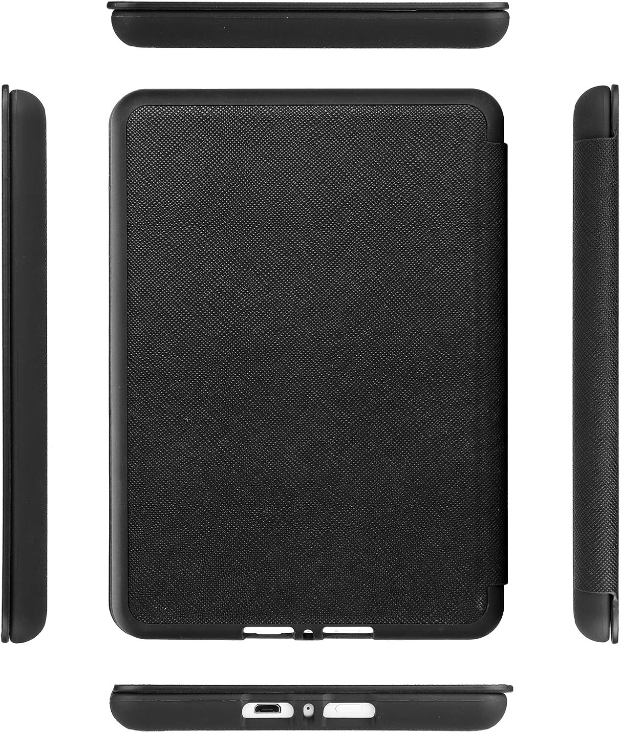 WB Capa Kindle 10a geração - Ultra Leve Auto Hibernação Sensor Magnético Silicone Flexível - Preta (Não Compatível com Paperwhite 10ª Geração): imagem adicional