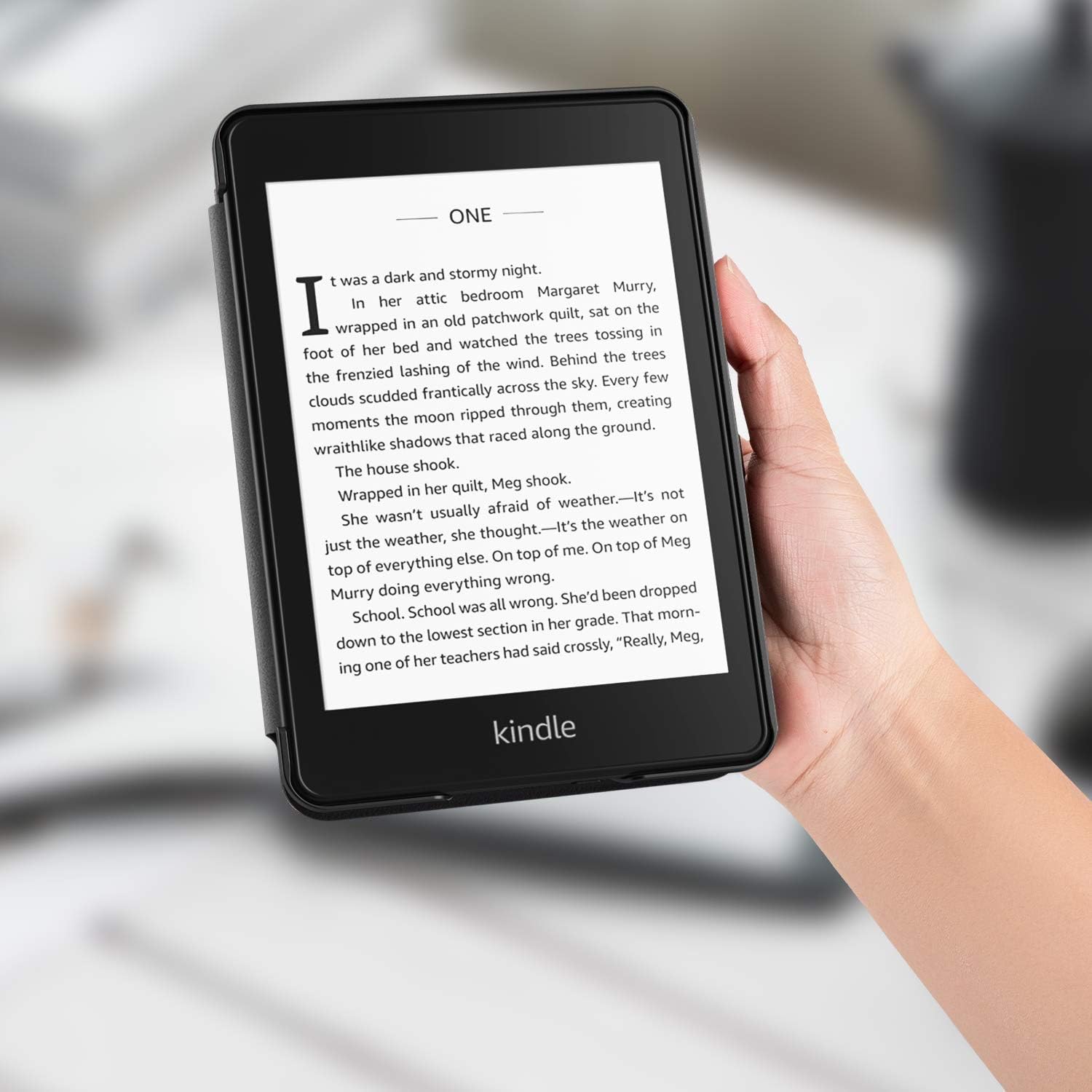 WB Capa Kindle 10a geração - Ultra Leve Auto Hibernação Sensor Magnético Silicone Flexível - Preta (Não Compatível com Paperwhite 10ª Geração): imagem adicional