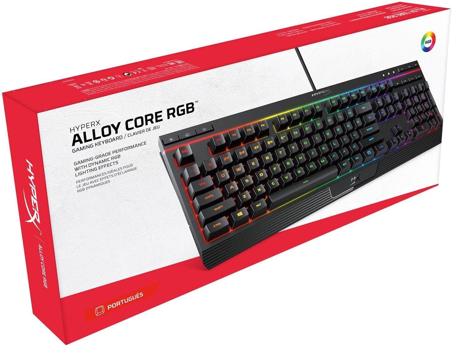 HyperX Teclado Gamer HyperX Alloy Core RGB, ABNT2, PRETO: imagem adicional