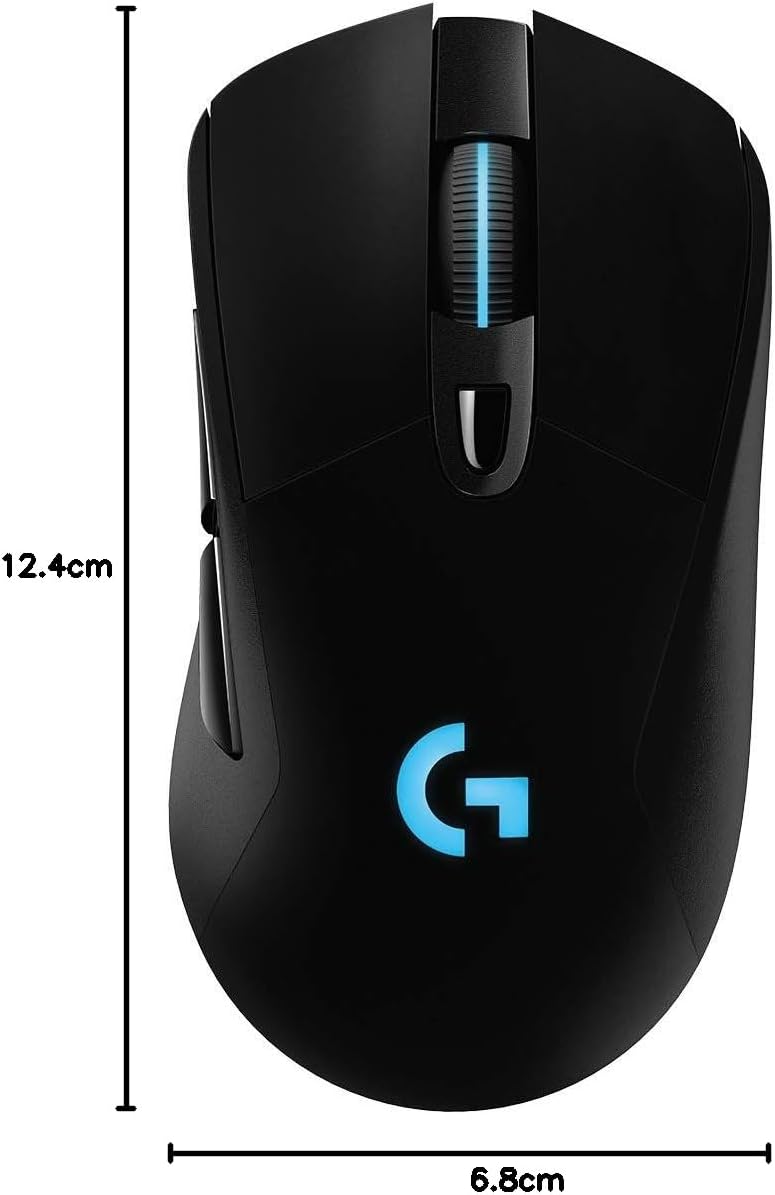 Mouse Gamer Sem Fio Logitech G703 LIGHTSPEED com RGB LIGHTSYNC, 6 Botões Programáveis, Sensor HERO 25K e Bateria Recarregável - Compatível com POWERPLAY: imagem adicional