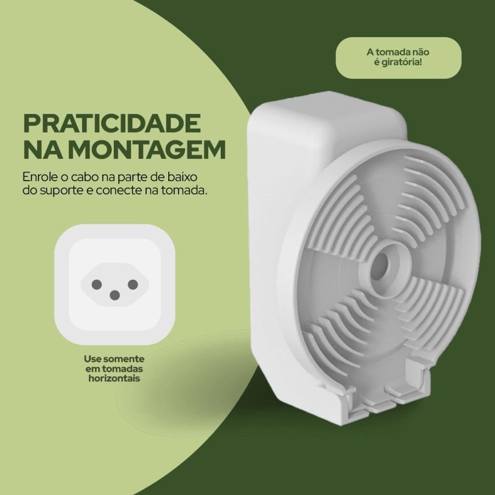 WB Suporte de tomada para Smart Speaker Alexa Echo Dot Amazon 5 e 4 Geração Branco: imagem adicional