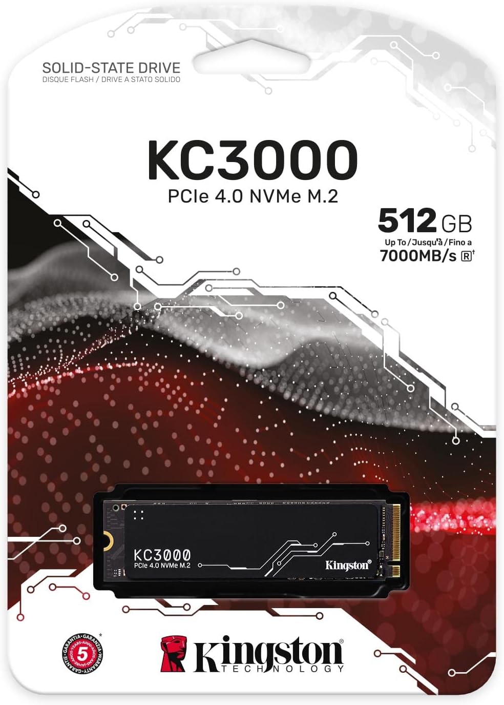 SSD 0512GB M.2 PCIE NVME KING KC3000: imagem adicional