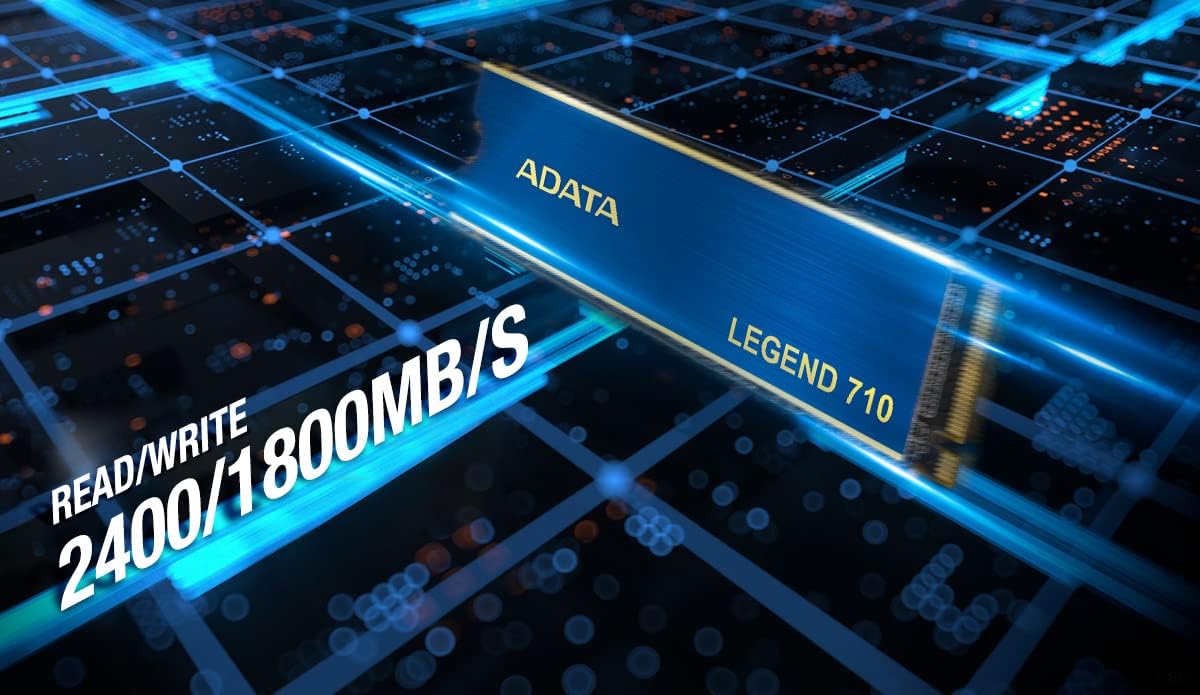 SSD 256GB M.2 2280 PCIE GEN 3X4 LEGEND 710 ADATA ALEG-710-256GCS: imagem adicional