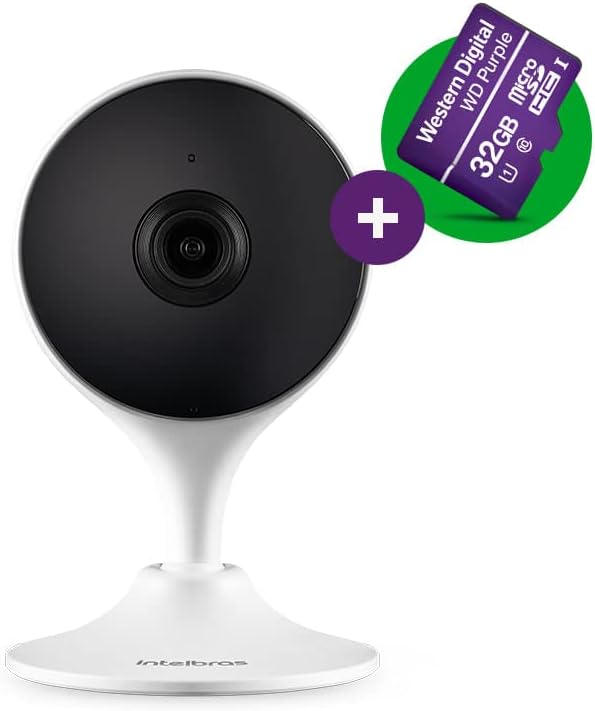 Câmera Inteligente Full HD Compatível com Alexa IM3C com MicroSD 32GB Intelbras: imagem adicional