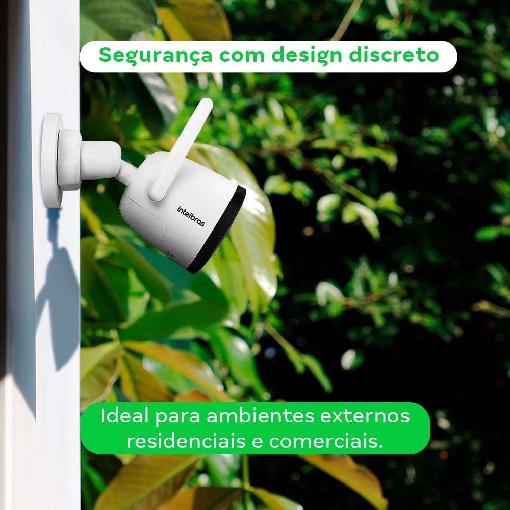 Câmera Inteligente Compatível com Alexa Wi-Fi Full HD iM5 SC Branco Intelbras: imagem adicional