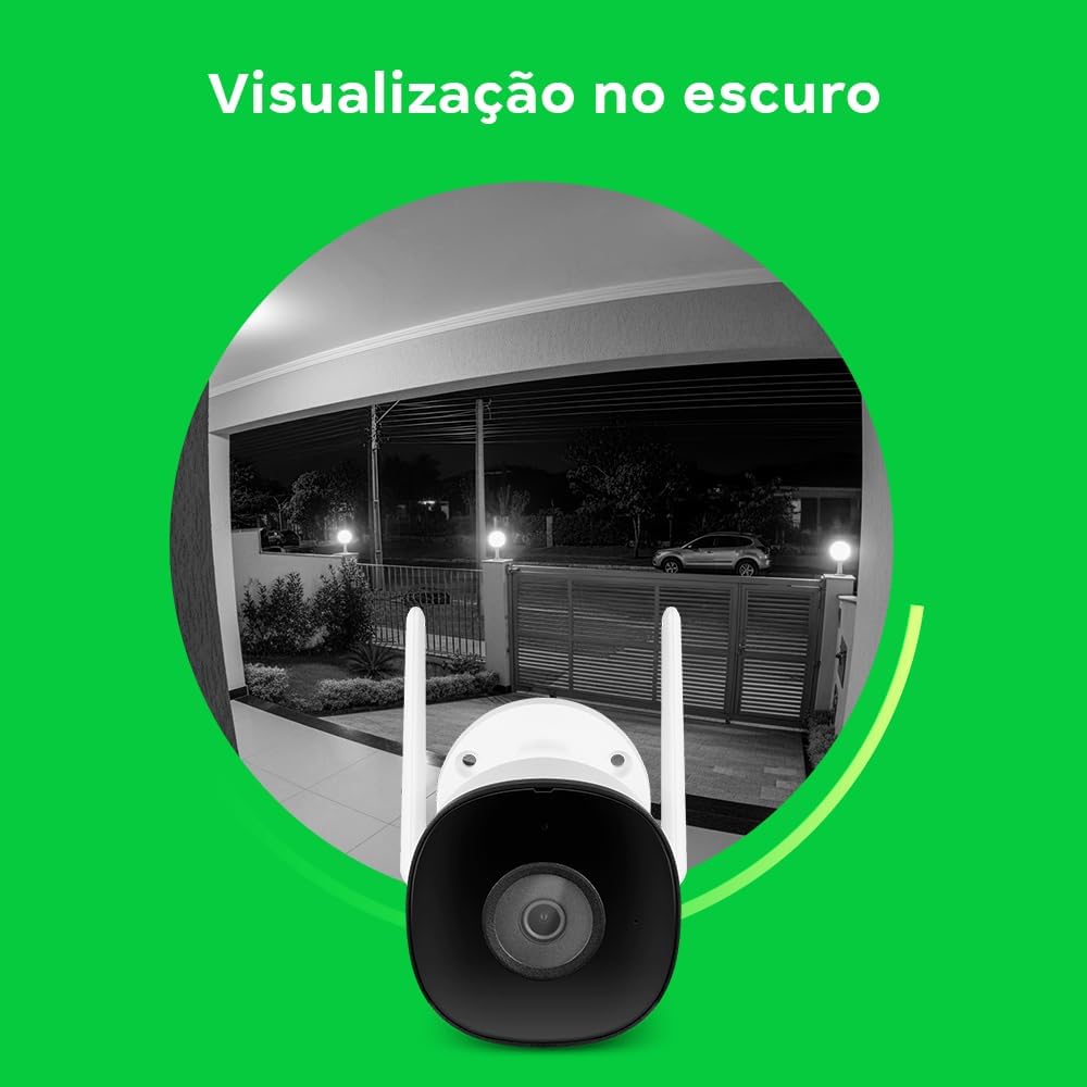 Câmera Inteligente Compatível com Alexa Wi-Fi Full HD iM5 SC Branco Intelbras: imagem adicional