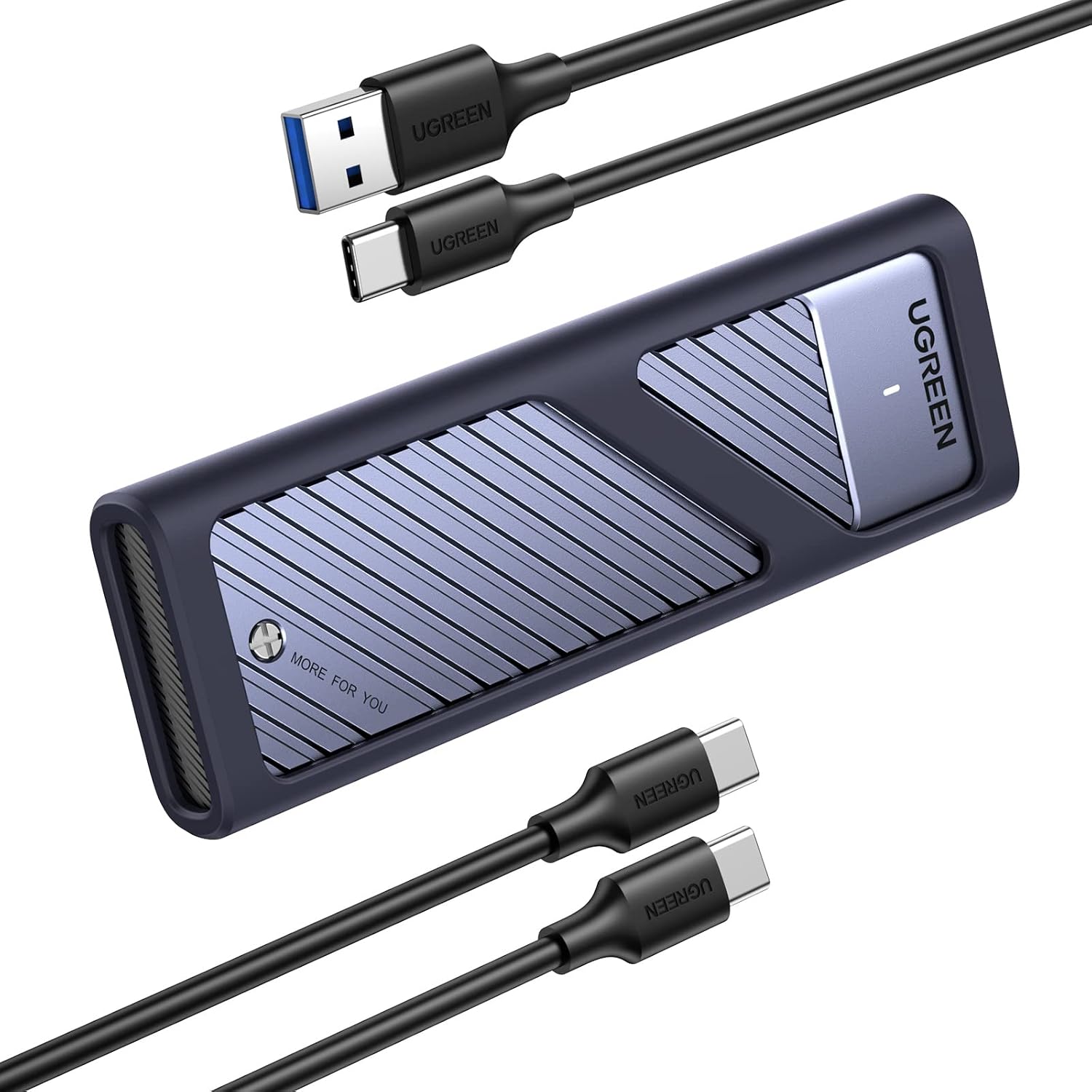 UGREEN Caixa para SSD NVMe SATA M.2, Caixa para Disco Rígido M.2 com UASP: imagem adicional