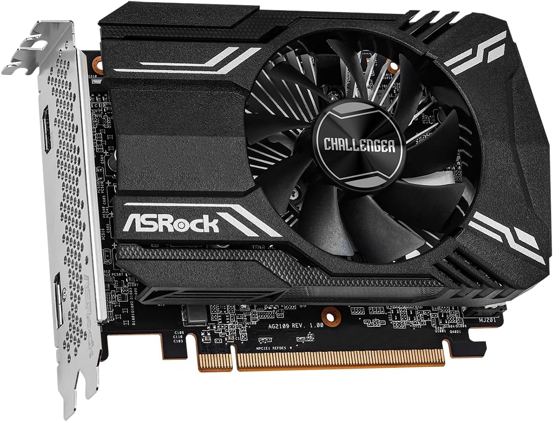 Placa de Vídeo ASRock Radeon RX 6400 Challenger ITX, 4GB, GDDR6, 64-Bit, Preto: imagem adicional