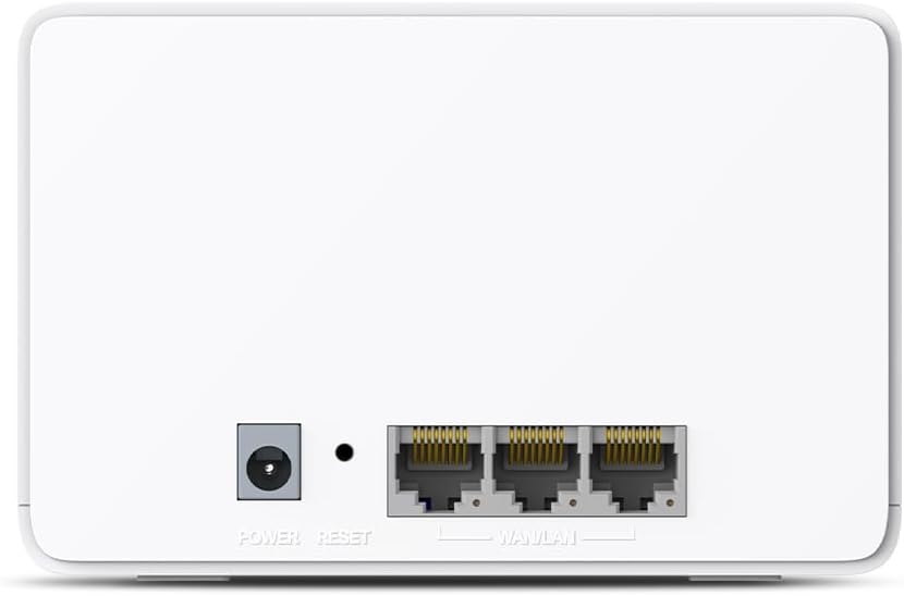 Mercusys Halo H80X (2 un.) Roteador Mesh Wi-Fi 6 AX3000 Dual Band, Cobertura de até 460 m², Mais de 150 Dispositivos, 3 Portas Gigabit por Unidade e Controle Parental: imagem principal