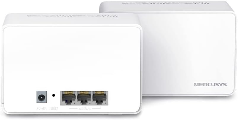 Mercusys Halo H80X (2 un.) Roteador Mesh Wi-Fi 6 AX3000 Dual Band, Cobertura de até 460 m², Mais de 150 Dispositivos, 3 Portas Gigabit por Unidade e Controle Parental: imagem adicional