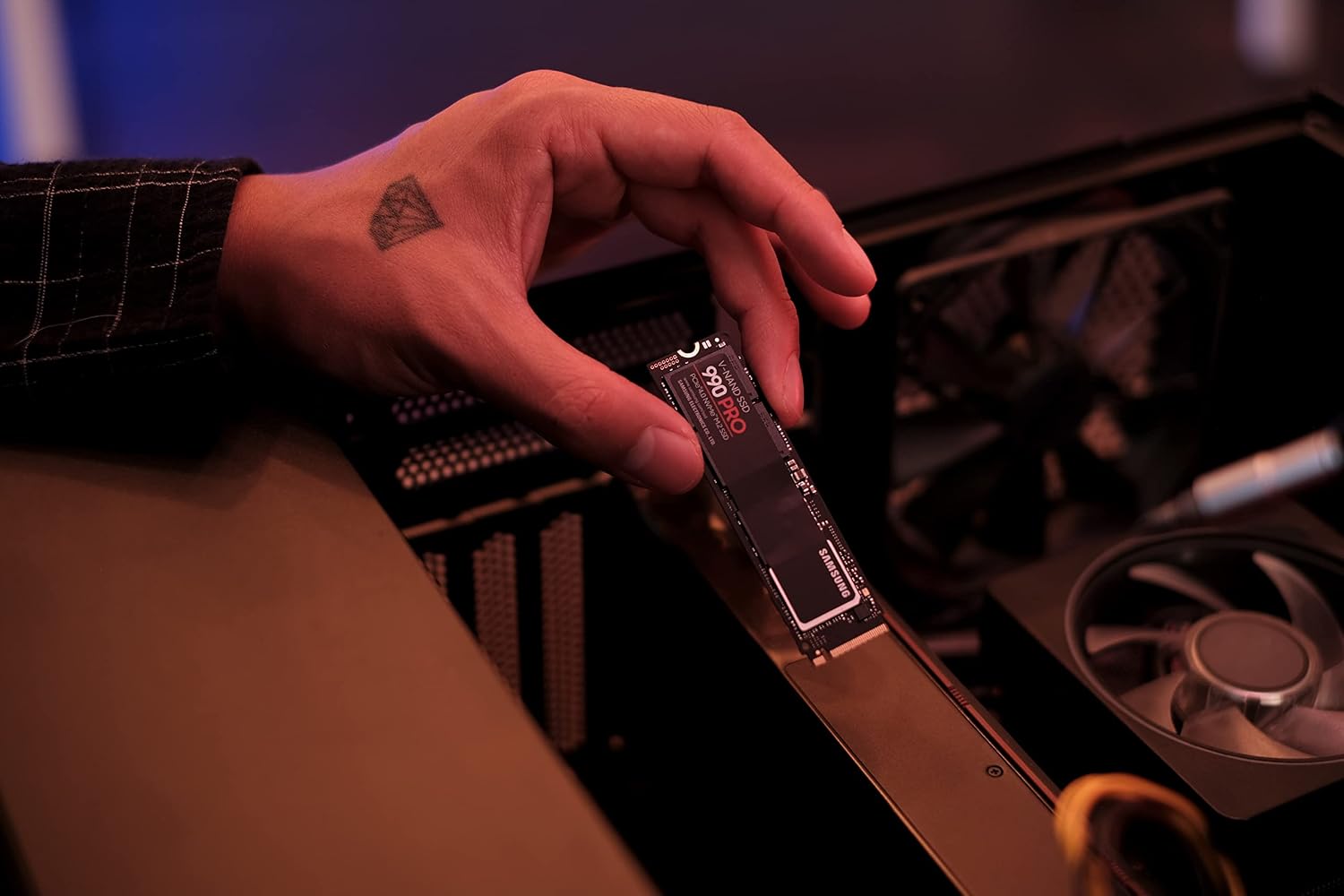 SSD Samsung 990 PRO 1TB NVMe M.2 2280 (Leitura até 7450MB/s e Gravação até 6900MB/s): imagem adicional