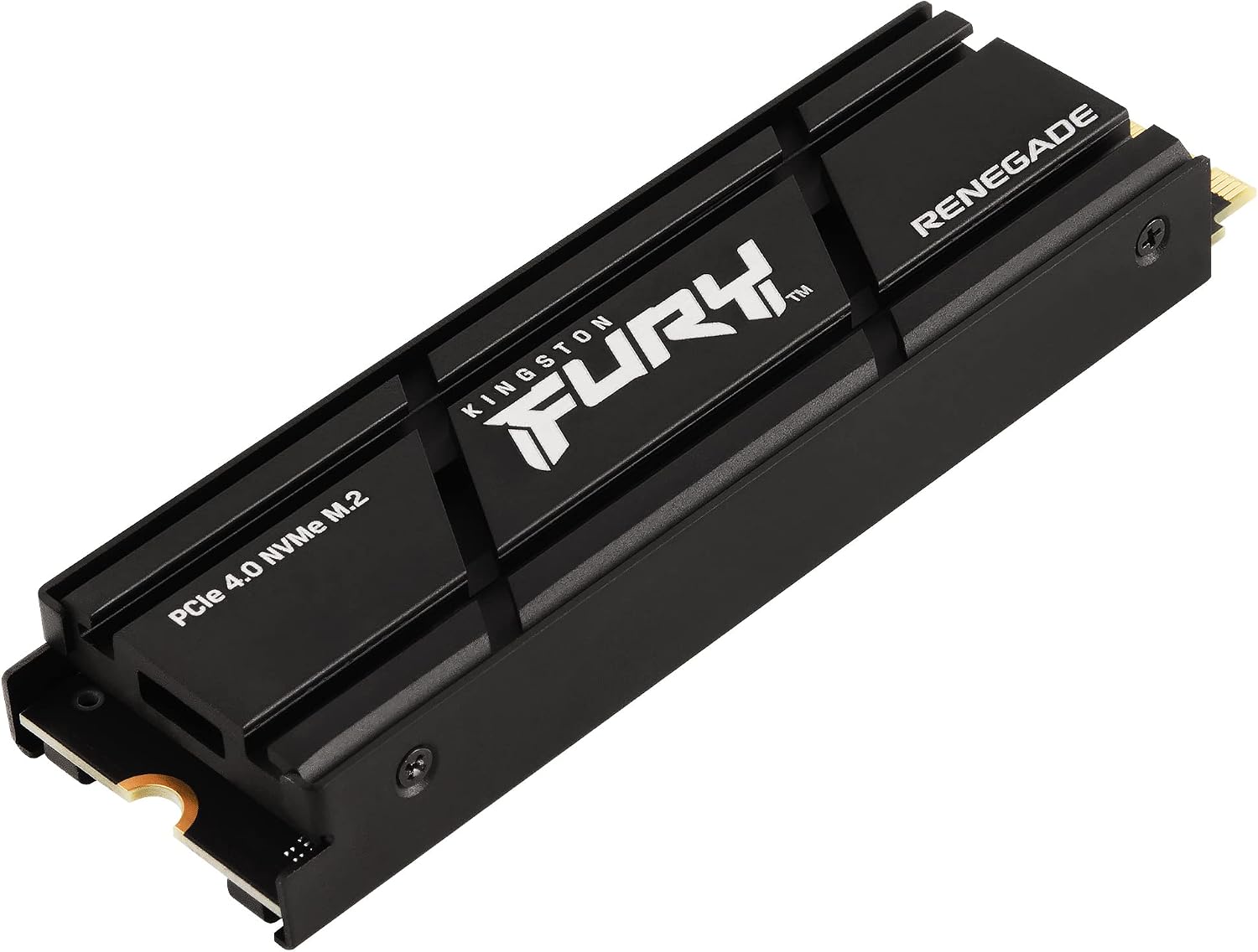 Kingston SSD interno para jogos Fury Renegade PCIe Gen 4.0 NVMe M.2 de 1 TB com dissipador de calor | Pronto para PS5 | Até 7300 MB/s | SFYRSK/1000G: imagem adicional