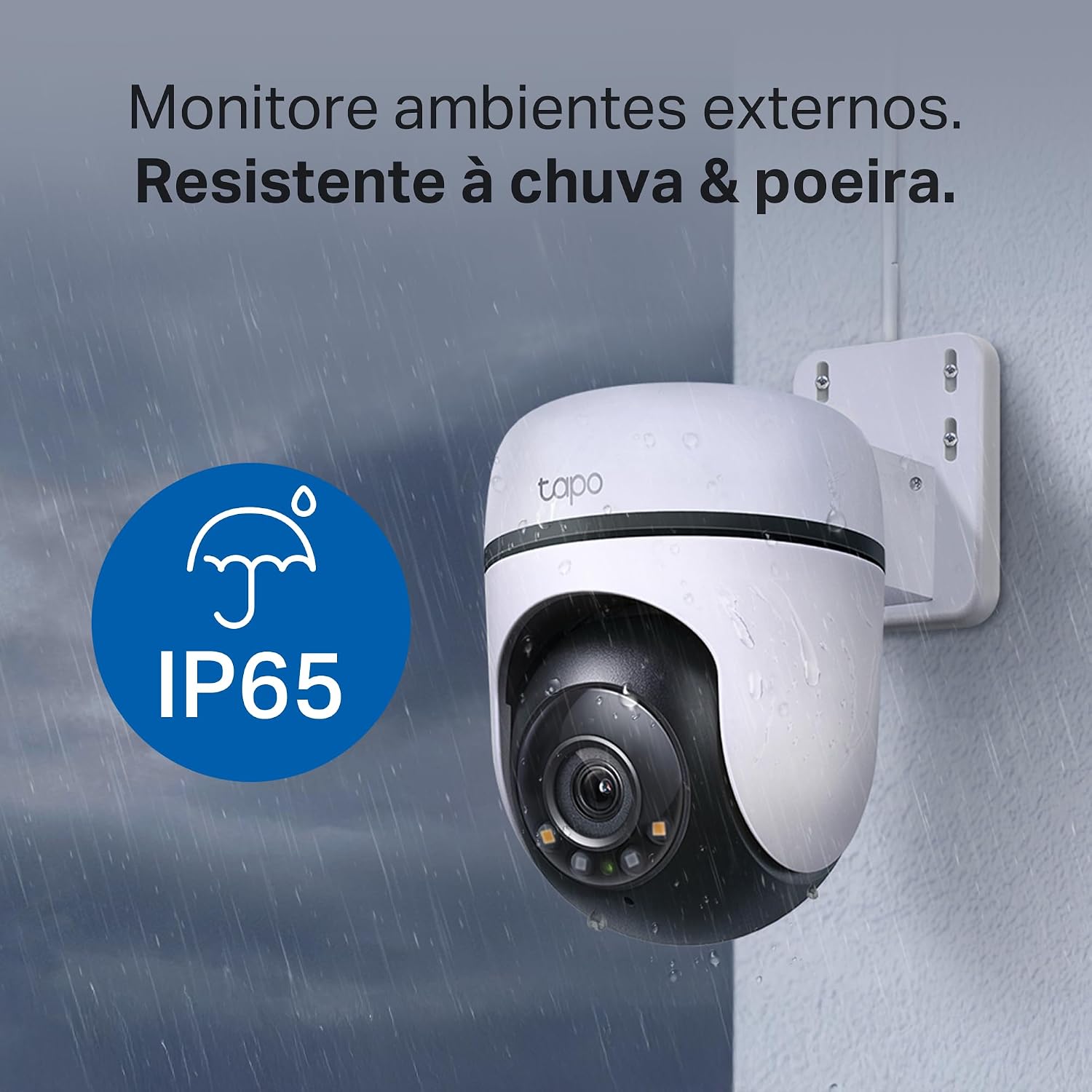 TP-Link Tapo C500 Câmera de Segurança Wi-Fi Externa 360°, Full HD 1080p, Visão Noturna Colorida de Até 30 m, Detecção de Pessoas, IP65, Áudio Bidirecional, Alexa e MicroSD de Até 512 GB: imagem principal