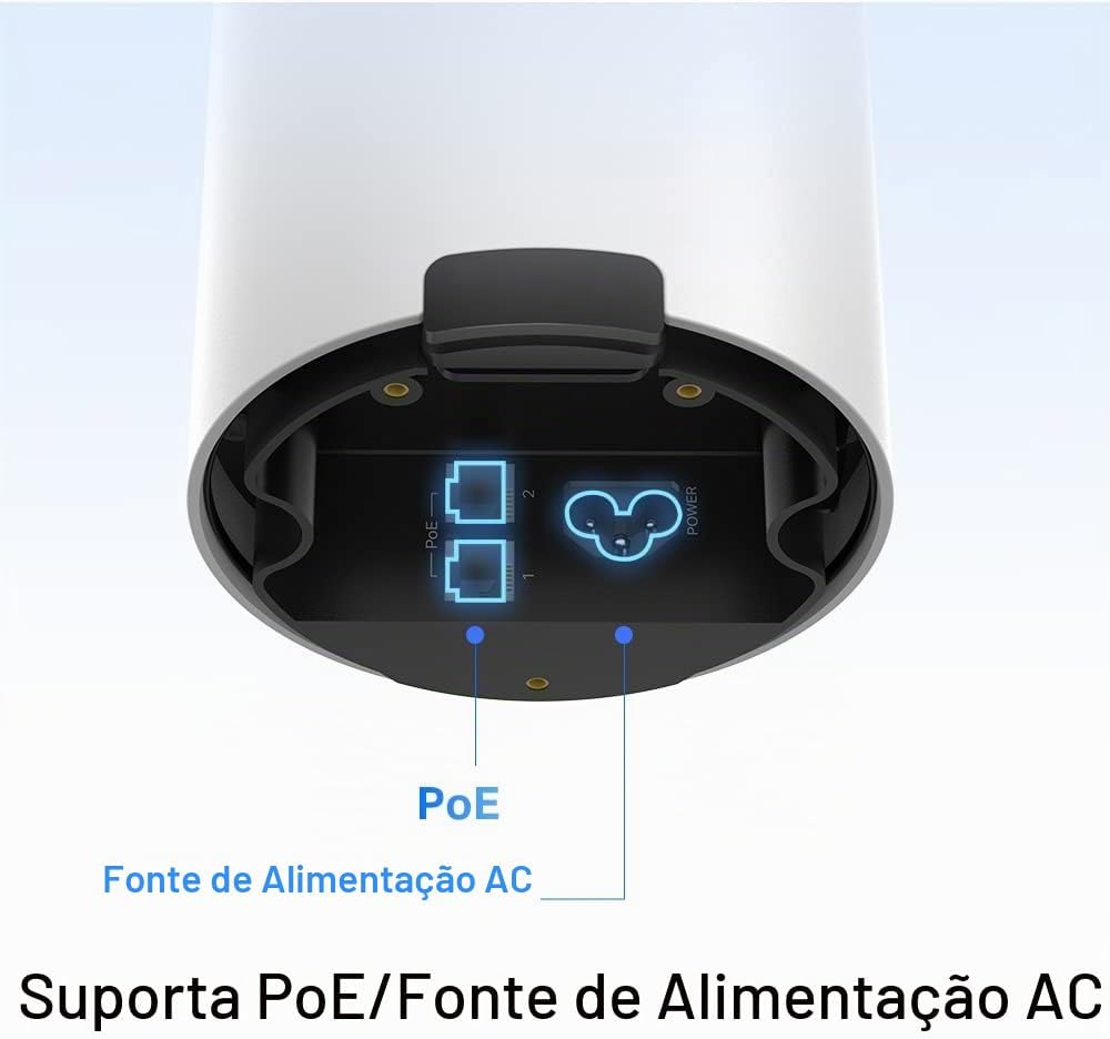 TP-Link Deco X50-Outdoor (1 un.) Roteador Mesh Wi-Fi 6 AX3000 Dual Band, Uso Externo e Interno, Cobertura de até 230 m², até 150 Dispositivos, IP65, PoE/AC e Mesh Gerenciado por IA: imagem adicional
