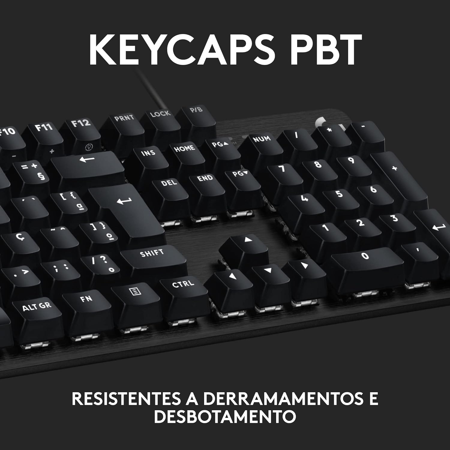 Teclado Mecânico Gamer Logitech G413 SE com Layout ABNT2, Iluminação Branca e Teclas Mecânicas Tactile, Anti-ghosting, Compatível com Windows, macOS - Preto: imagem adicional