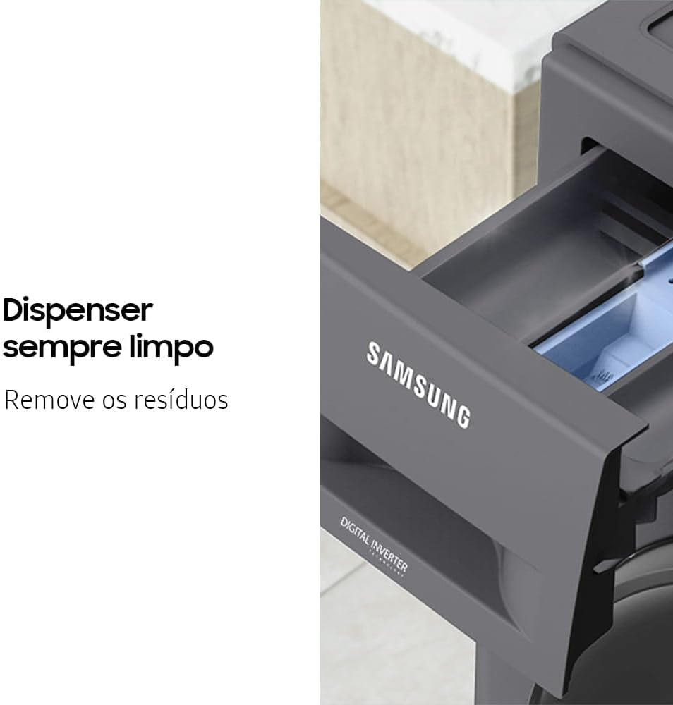 Samsung Lava e Seca WD11M com Digital Inverter WD11M4473PX Inox Look 11/7kg - 127V: imagem principal