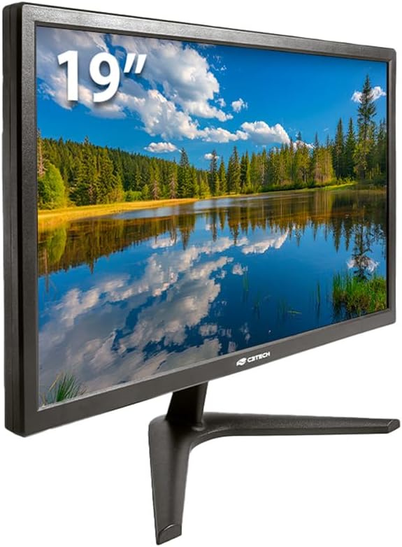 Monitor C3Tech MR-19 LED 19" HD VESA HDMI VGA Antirreflexo: imagem adicional