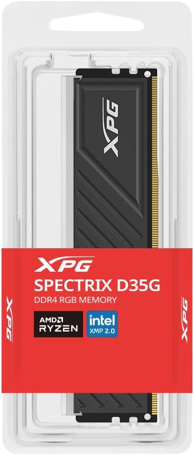 Memoria DDR4 XPG Spectrix D35G RGB, 8GB, 3200MHz, Preto: imagem adicional
