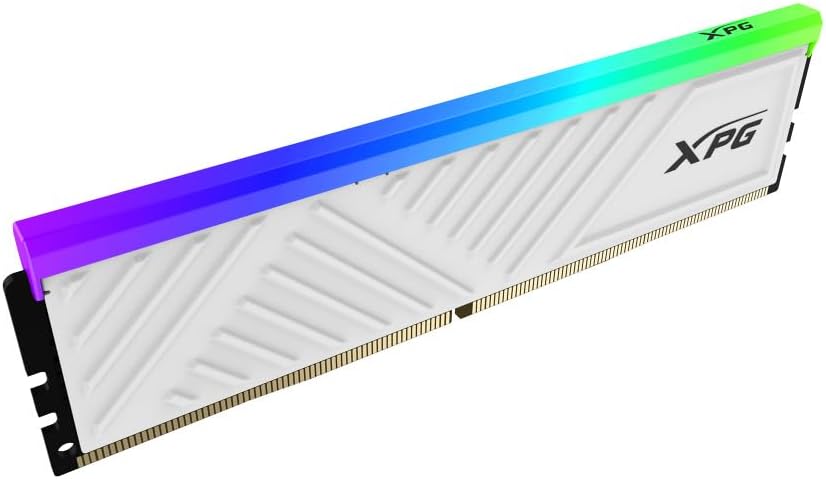 Memória Desktop Gamer Adata XPG Spectrix D35G - RGB, 8GB, DDR4, 3200MHz, AX4U32008G16A-SWHD35G - Branca: imagem principal
