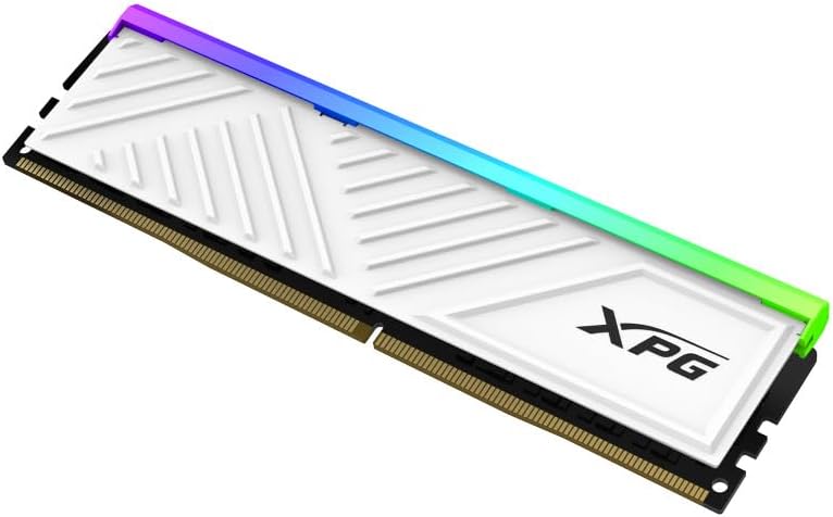 Memória Desktop Gamer Adata XPG Spectrix D35G - RGB, 8GB, DDR4, 3200MHz, AX4U32008G16A-SWHD35G - Branca: imagem adicional