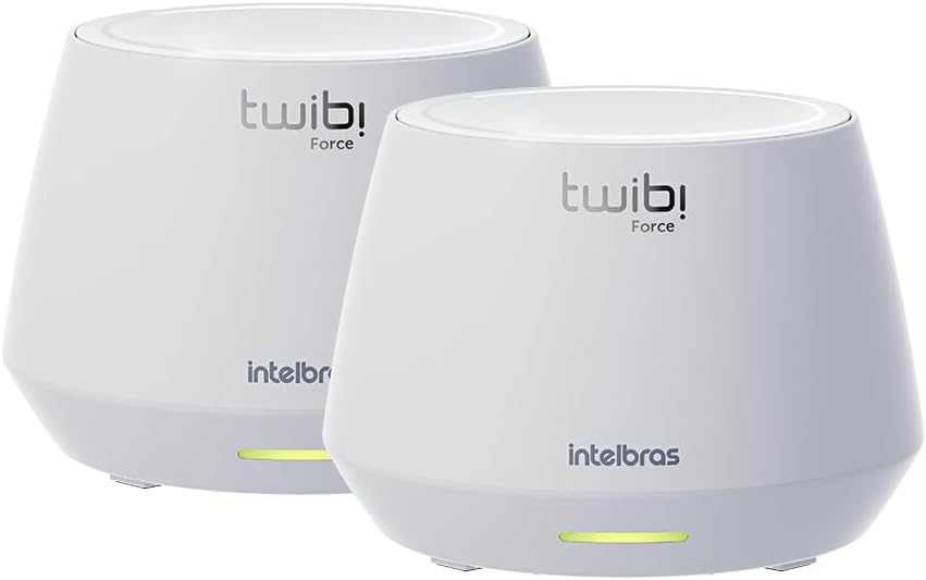 Conjunto de Roteador Sem Fio WI-FI 6 Twibi Force AX Branco Intelbras: imagem adicional
