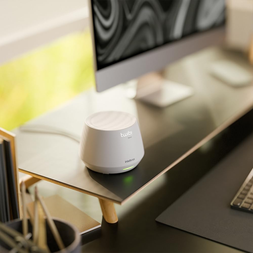 Conjunto de Roteador Sem Fio WI-FI 6 Twibi Force AX Branco Intelbras: imagem adicional
