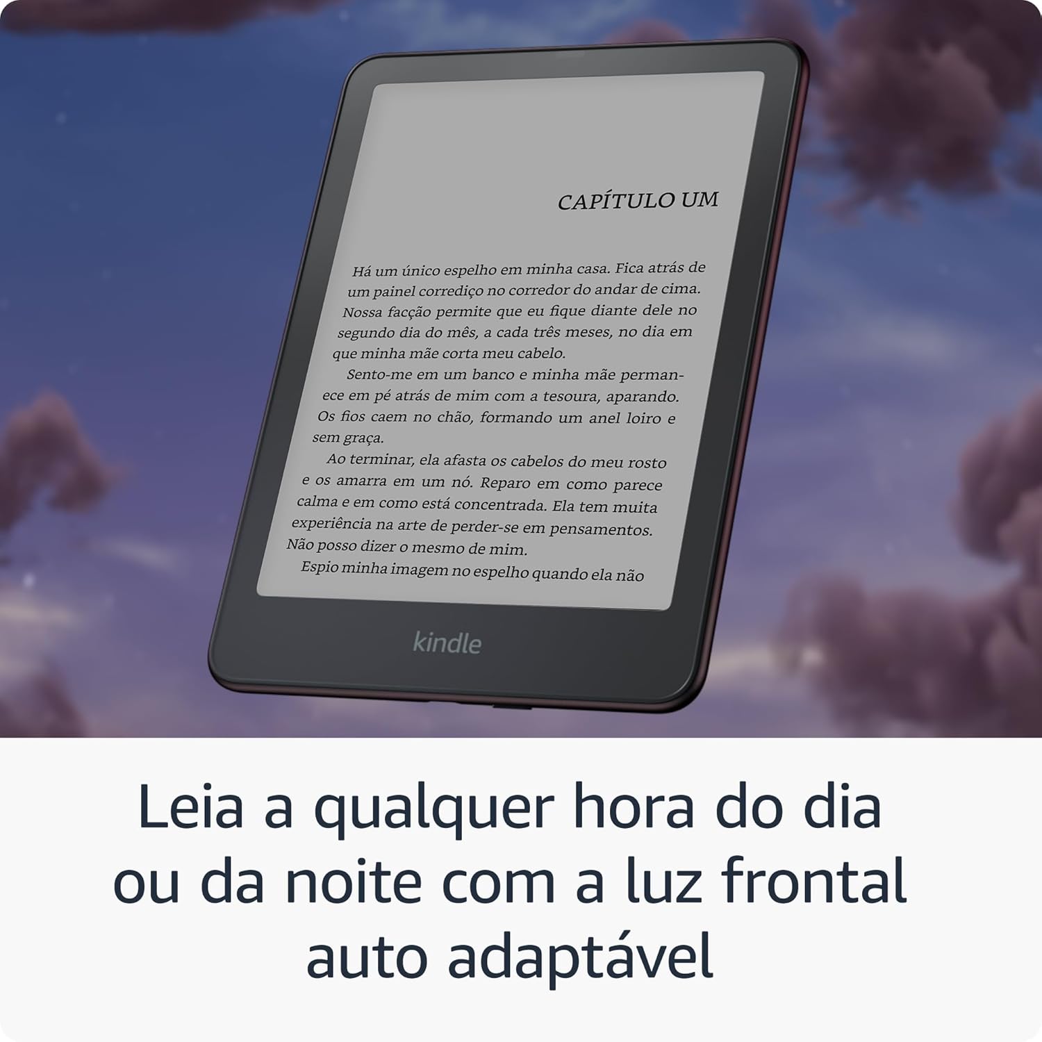 Kindle Paperwhite Signature Edition 32 GB (modelo 2024) - com luz frontal autoadaptável, carregamento sem fio e bateria que dura semanas - Cor Preta Metálica: imagem adicional