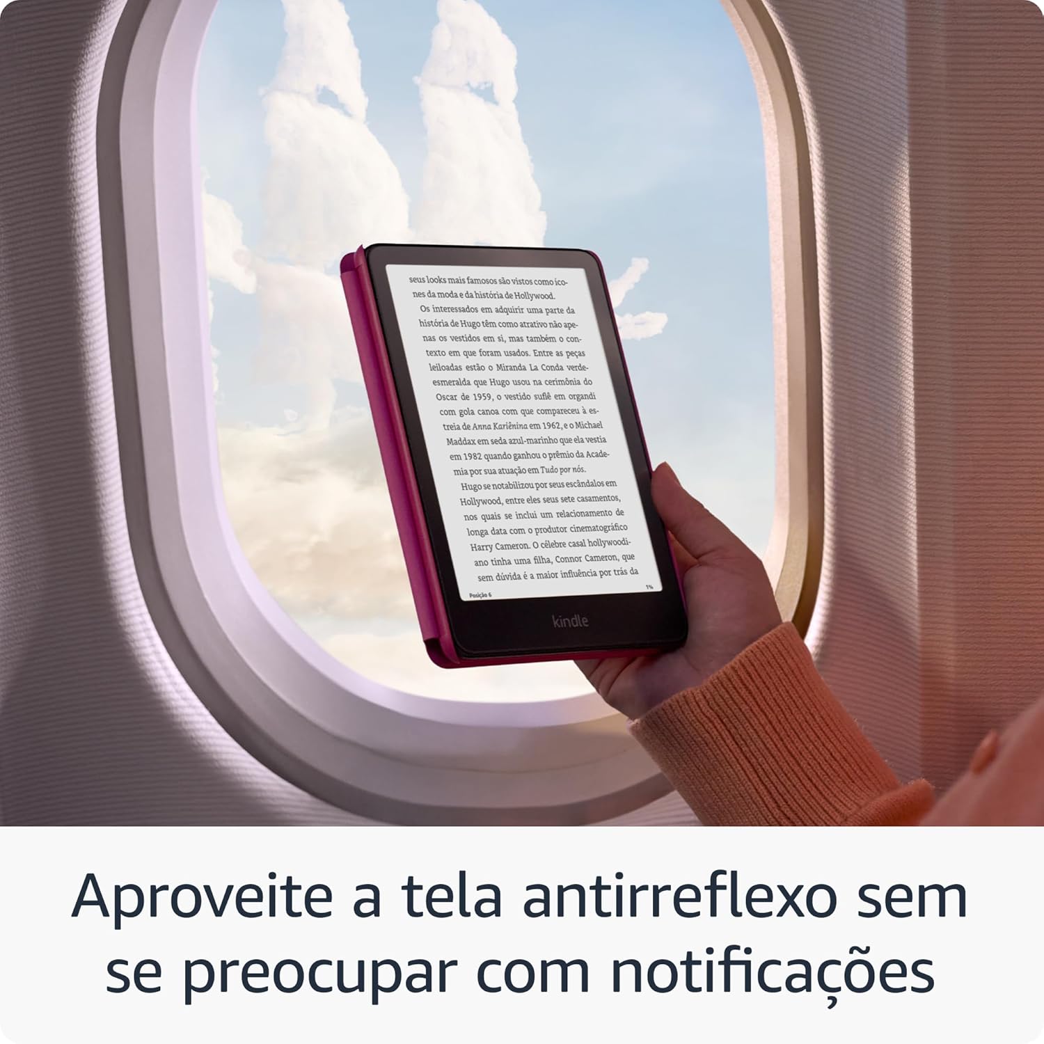 Kindle Paperwhite 16 GB (Geração mais recente) - O Kindle mais rápido já lançado, com nova tela antirreflexo de 7” e bateria que dura semanas - Cor Preta: imagem adicional