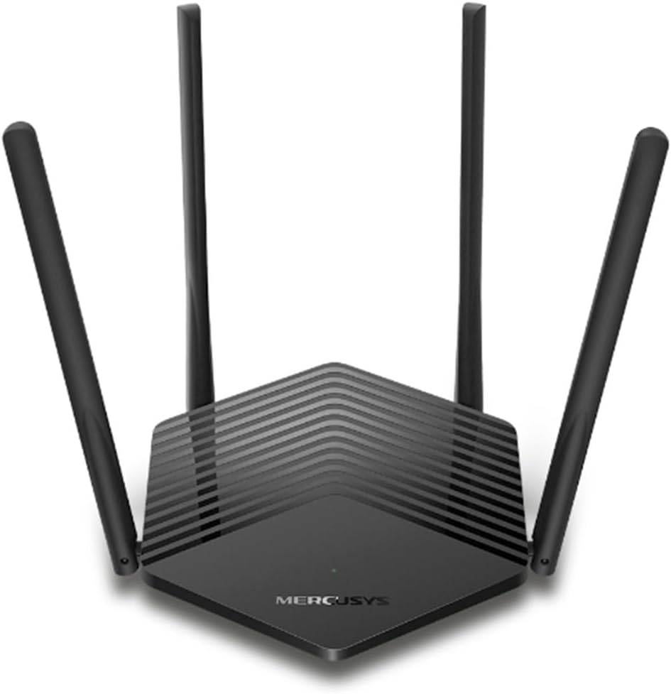 Mercusys MR60X Roteador Wi-Fi 6 AX1500 Dual Band, 3 Portas Gigabit, 4 Antenas, EasyMesh, Cobertura de até 140 m² e Conexão para até 60 Dispositivos: imagem adicional