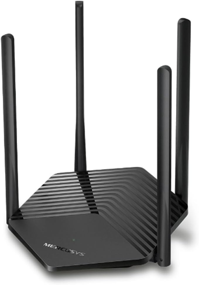 Mercusys MR60X Roteador Wi-Fi 6 AX1500 Dual Band, 3 Portas Gigabit, 4 Antenas, EasyMesh, Cobertura de até 140 m² e Conexão para até 60 Dispositivos: imagem adicional