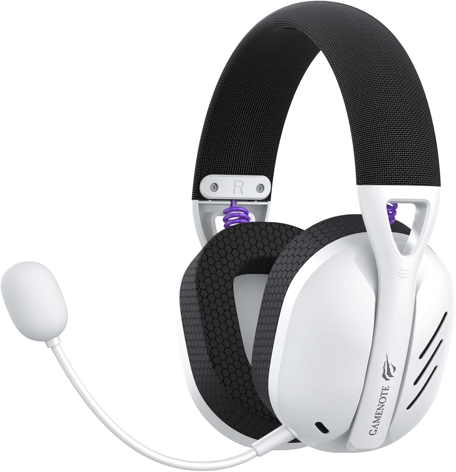 Havit Fone de Ouvido Headset Gamer Fuxi-H3 White Black, Com Fio e Sem Fio, Wireless 2,4GHz, Bluetooth, Cabo USB-C, Cabo 3,5mm. Surround, Baixa Latência, Quad-Mode: imagem adicional