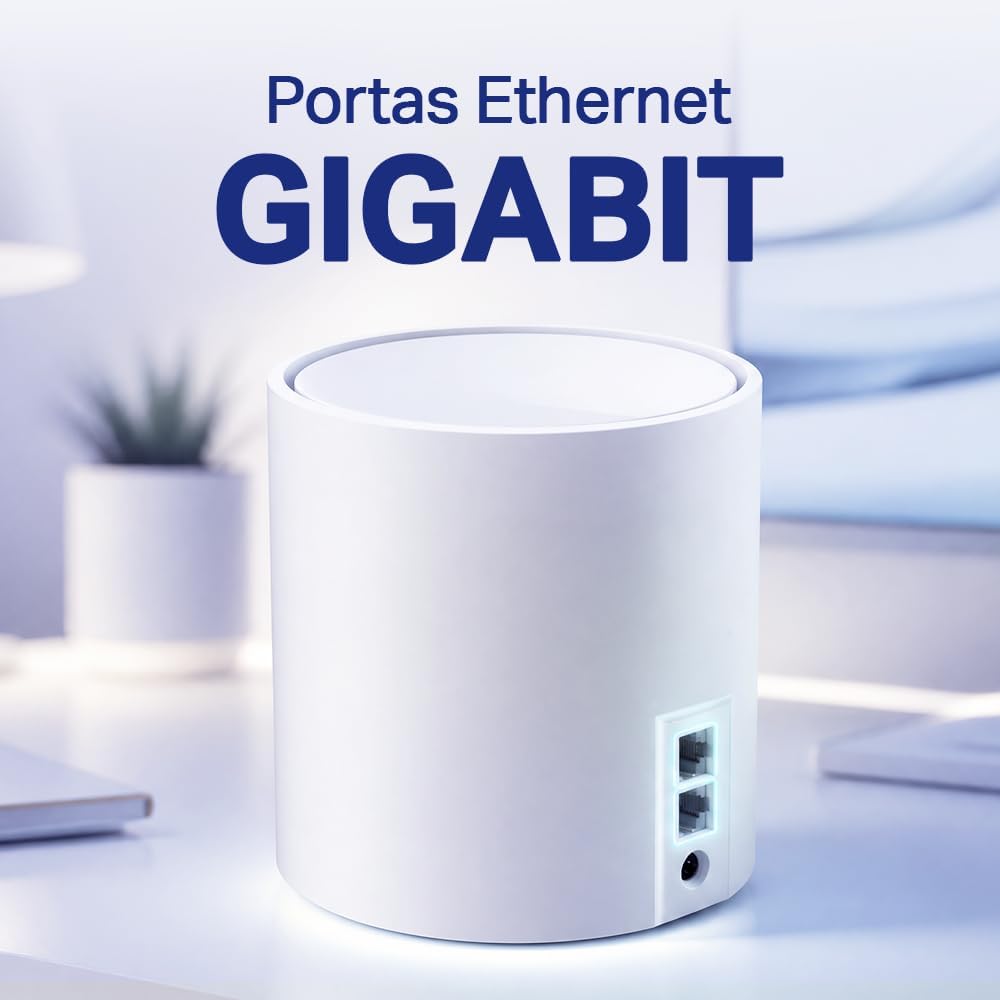 TP-Link Deco X10 (3 un.) Sistema Mesh Wi-Fi 6 para casa toda Dual Band AX1500, cobre até 520 m², 120 dispositivos, 2 portas gigabit, instalação por app Deco, Mesh com IA, Controle Parental: imagem adicional