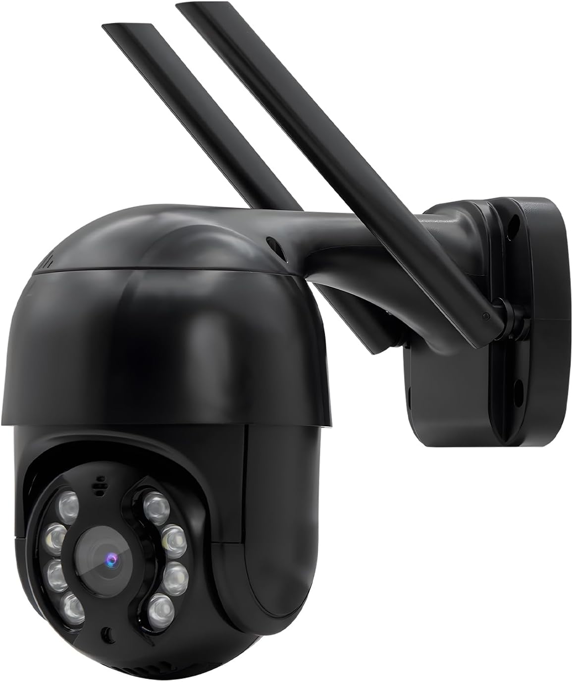 Câmera IP Sem Fio de Segurança Externa HD, Câmera Doméstica Inteligente de Visão Noturna Infravermelha Sem Fio, IP66 à Prova d'água e à Prova de Poeira, Chamada de Voz Bidirecional, Preto: imagem adicional