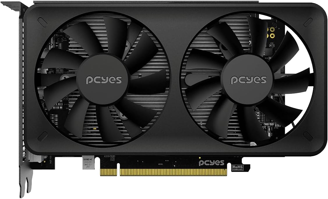 PCYES GPU RX 550 4GB GDDR5 128 Bits Dual-Fan Projeto Edge PVEX5504GBDF –: imagem adicional
