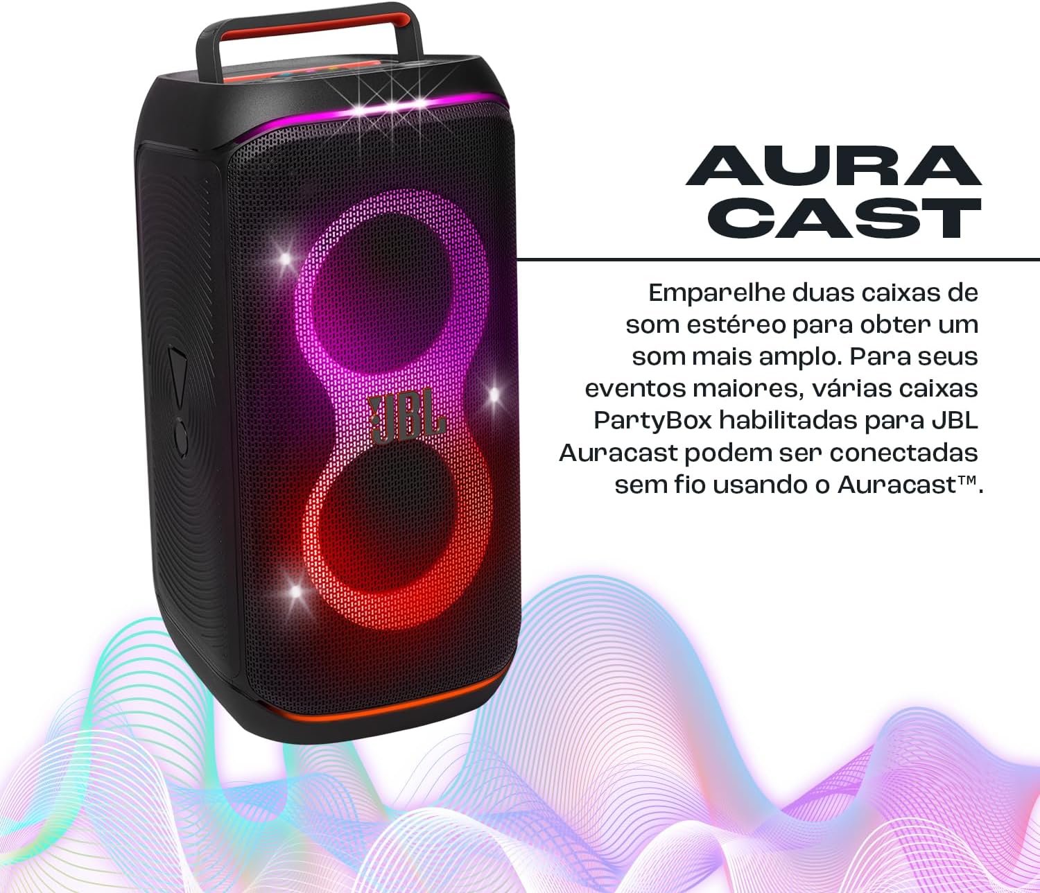 JBL, Caixa de Som, PartyBox Club 120, Bluetooth, Show de Luzes, À Prova de Respingos - 160W RMS: imagem adicional