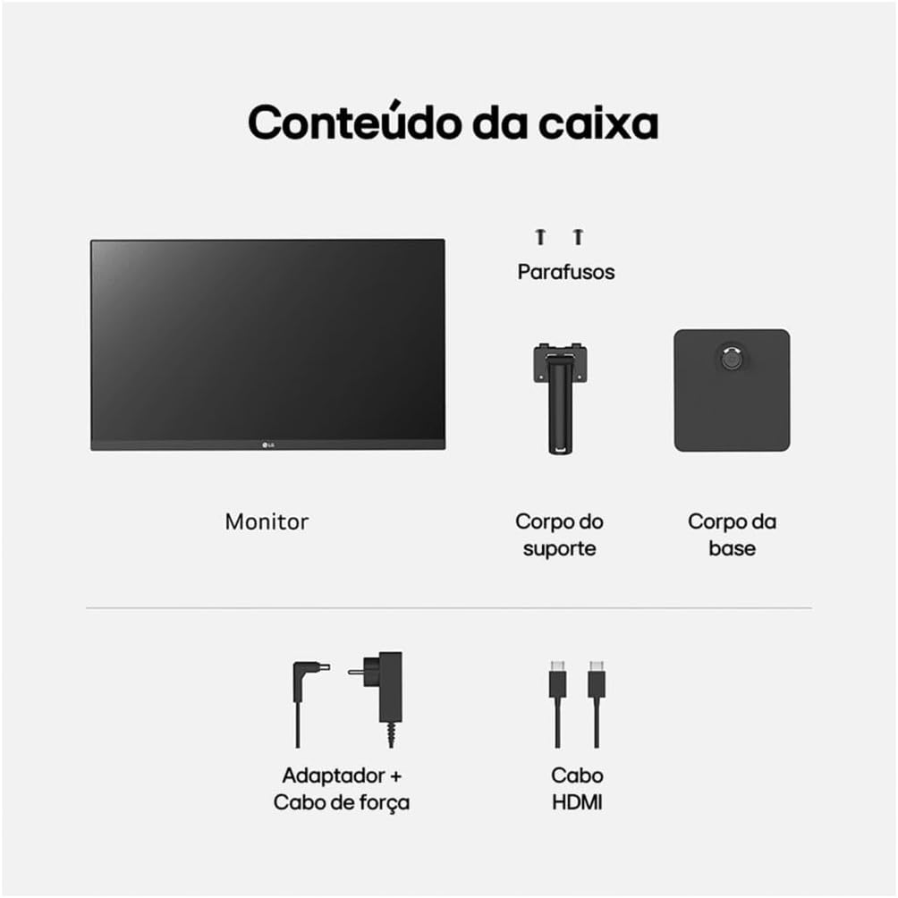 Monitor PC Gamer LG 24” IPS 100Hz Full HD HDMI 2x, Preto - 24MS500: imagem adicional