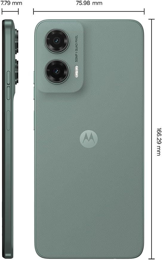 Smartphone Motorola Moto g35 5G - 256GB 4GB RAM+8GB Ram Boost e Camera 50MP com AI NFC Tela 6.7" com Superbrilho - Cinza Vegan Leather: imagem adicional