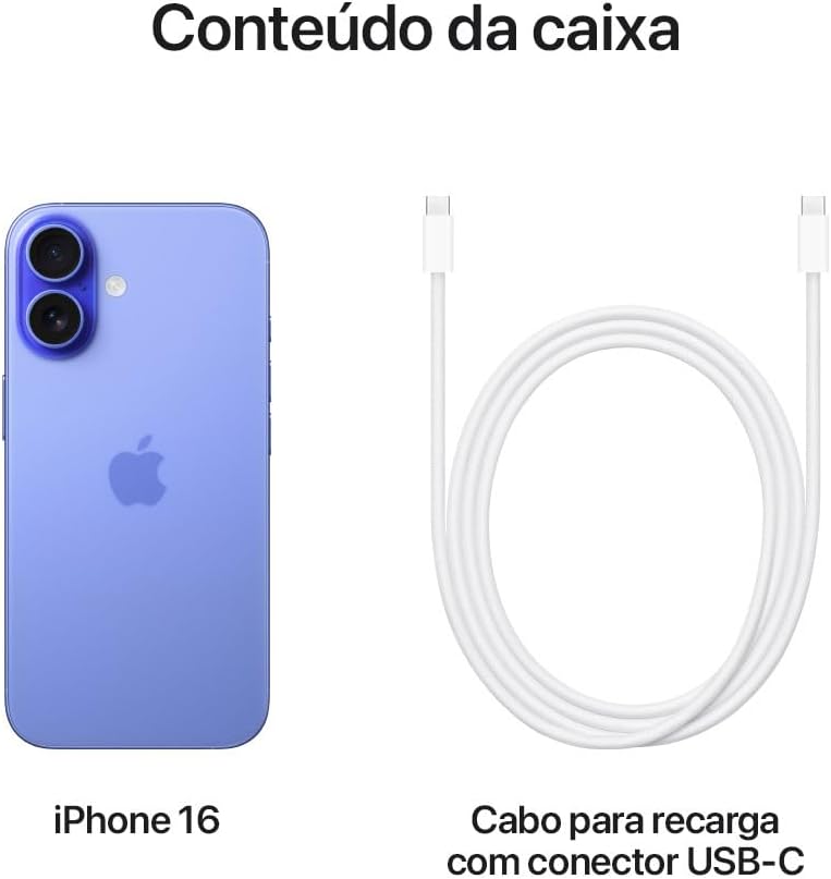 Apple iPhone 16 (128 GB) – Ultramarino: imagem adicional