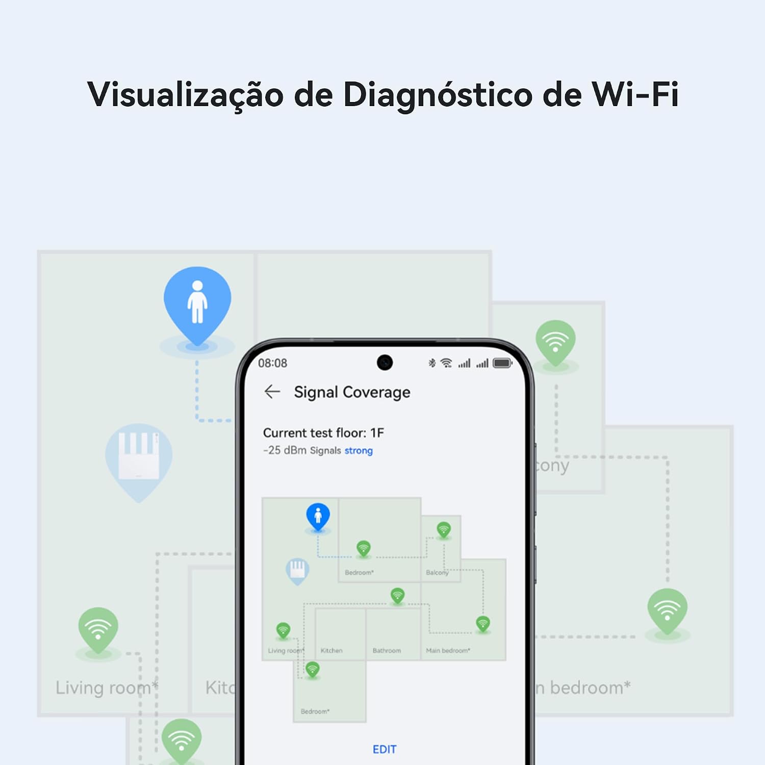 Roteador, HUAWEI WiFi BE3, Wifi 7, 3.6 Gpbs Dual-Band Wi-Fi 7, Visualização de Diagnóstico, Controle Parental, Branco: imagem adicional