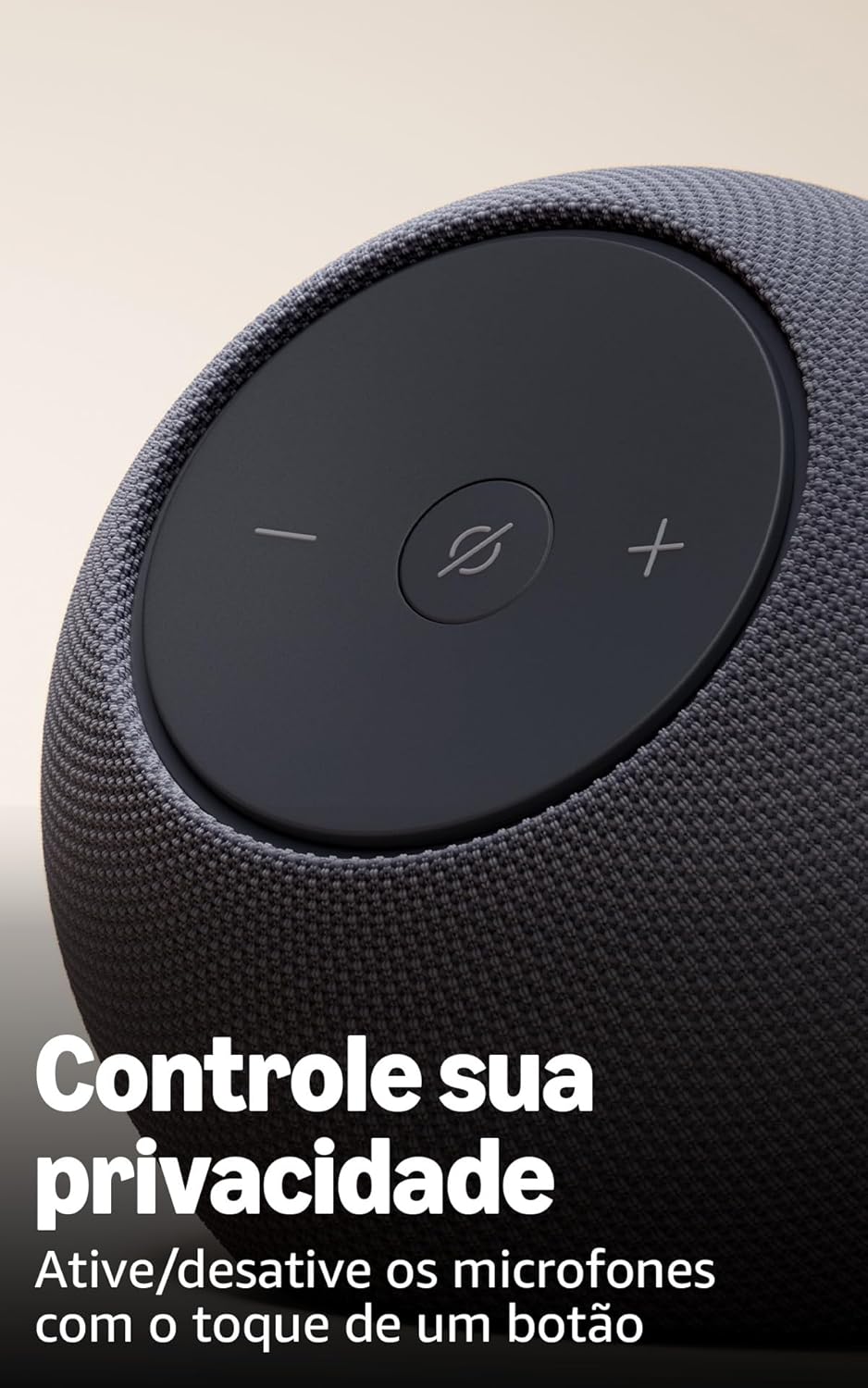 Amazon Echo Dot Max (Geração mais recente), smart speaker com Alexa, som envolvente e hub de casa inteligente integrado, ideal para sua sala de estar, Cor Grafite, com Acesso Antecipado à Alexa+: imagem adicional