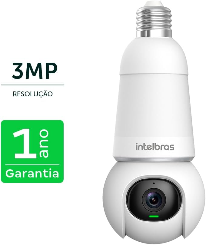 Câmera Inteligente iM6 com Conector E27 e Sensor Autotracking Intelbras: imagem principal