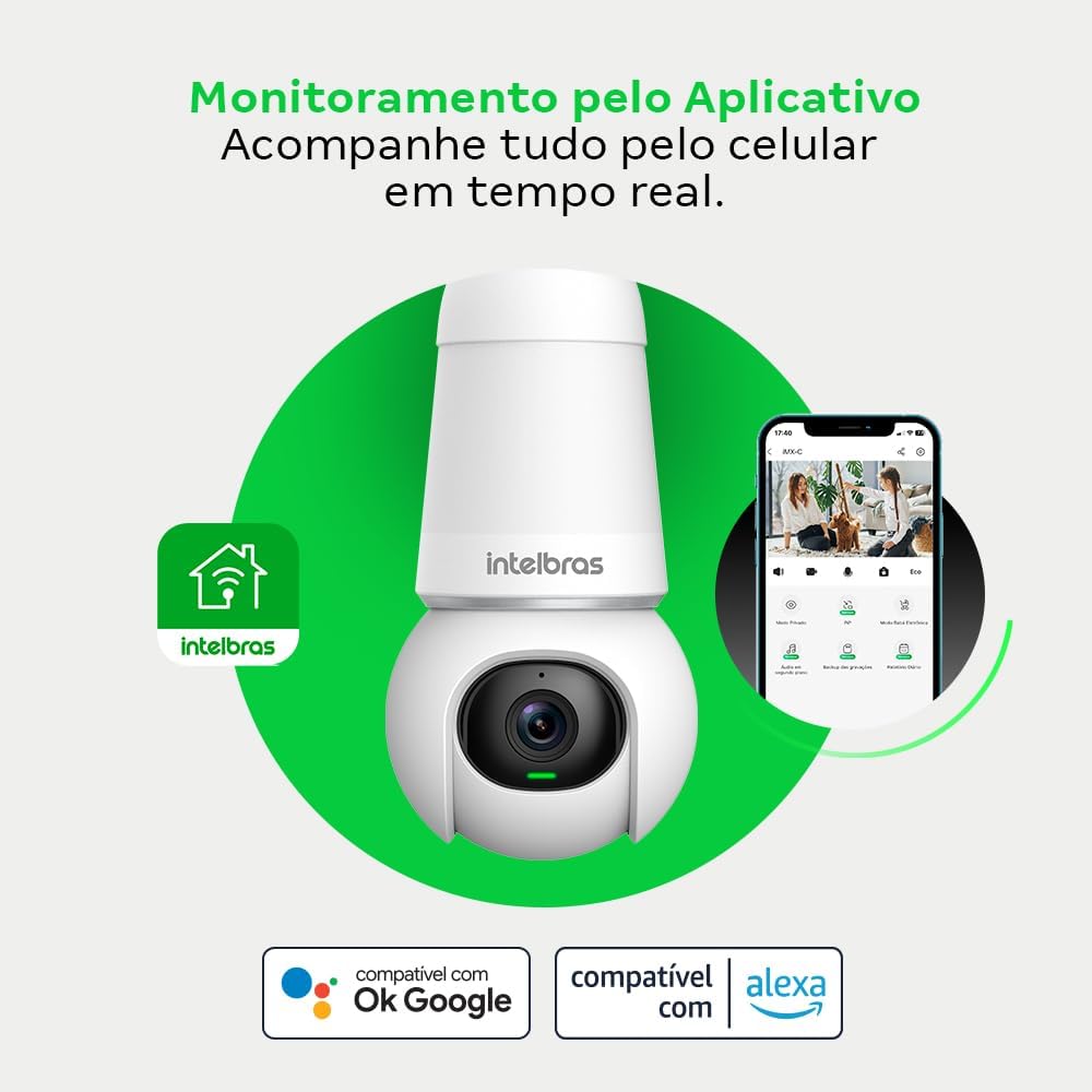Câmera Inteligente iM6 com Conector E27 e Sensor Autotracking Intelbras: imagem adicional