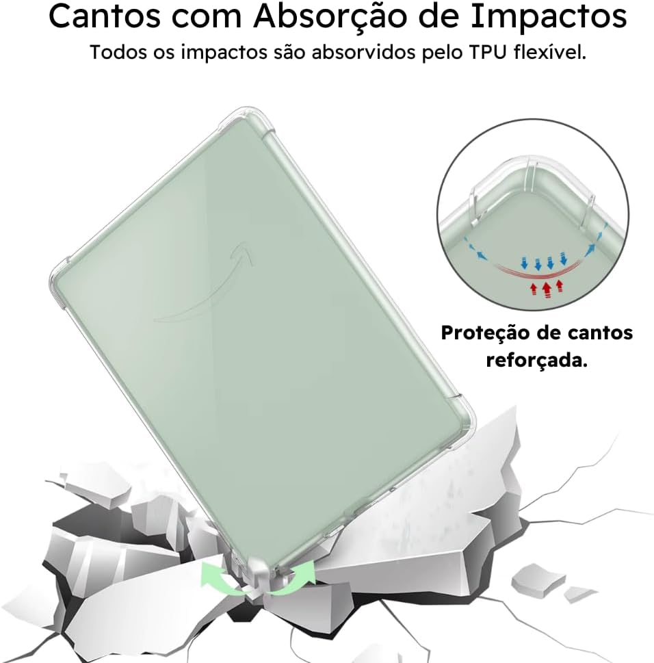 Capa Para Kindle 11ª Geração 2024 e 2022 (RS23CV e C2V2L3) + Película: imagem adicional
