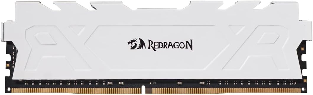 Memória RAM DDR4 16GB 3200MHz CL16 Redragon Rage Branco GM-712: imagem principal