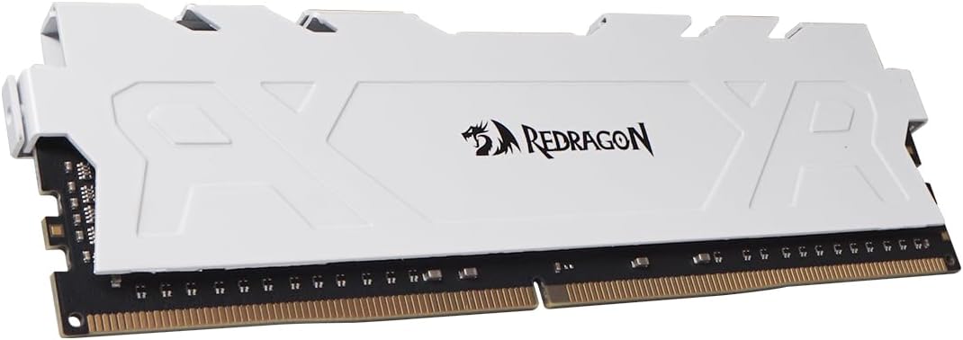 Memória RAM DDR4 16GB 3200MHz CL16 Redragon Rage Branco GM-712: imagem adicional