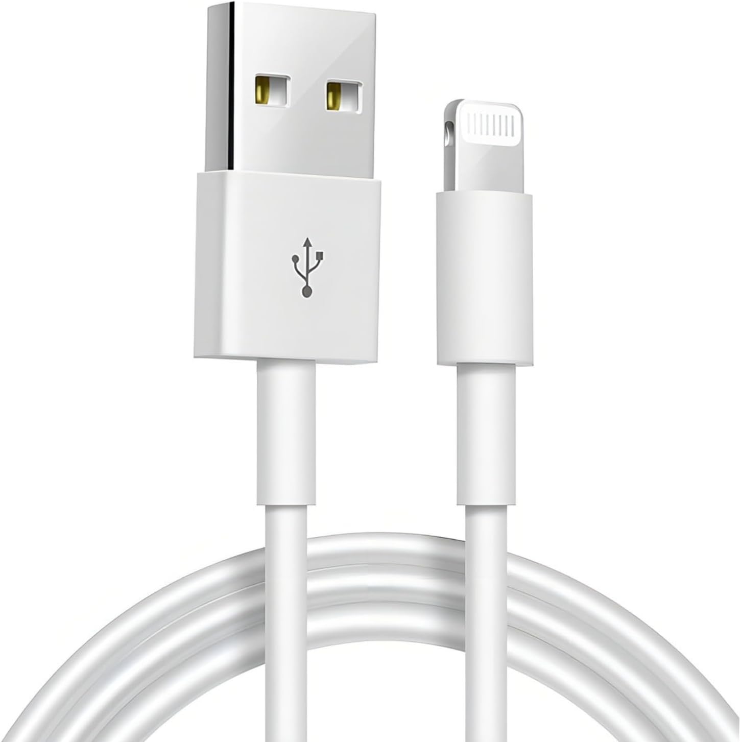 Cabo USB para Lightning Reforçado 1M, Compatível com iPhone 6 7 8 X Xs 11 Se 12 Xr 13 14 Pro Max – Carregamento Turbo e Transferência de Dados: imagem adicional