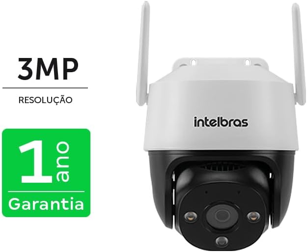 Câmera Inteligente iM7+3MP de Resolução com Cartão MicroSD 64GB Branca Intelbras: imagem adicional