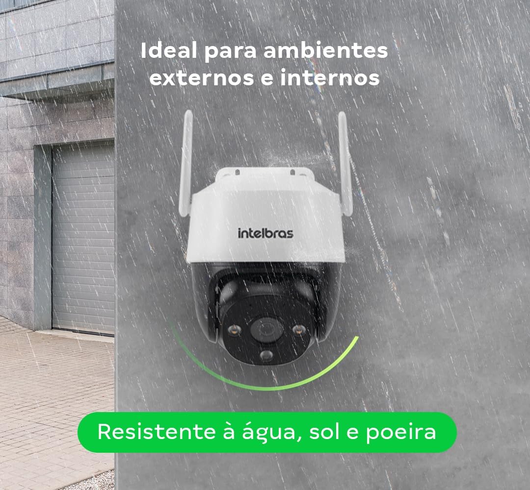 Câmera Inteligente iM7+3MP de Resolução com Cartão MicroSD 64GB Branca Intelbras: imagem adicional