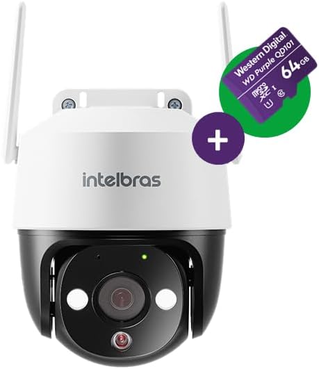 Câmera Inteligente iM7+3MP de Resolução com Cartão MicroSD 64GB Branca Intelbras: imagem adicional