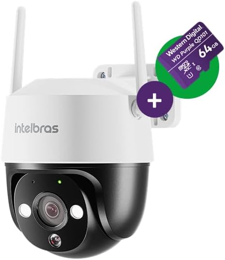 Câmera Inteligente iM7+3MP de Resolução com Cartão MicroSD 64GB Branca Intelbras: imagem adicional